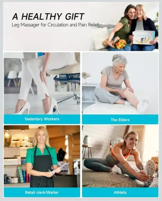 Masajeador de piernas Alljoy negro