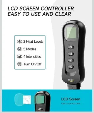 Masajeador de piernas Alljoy negro