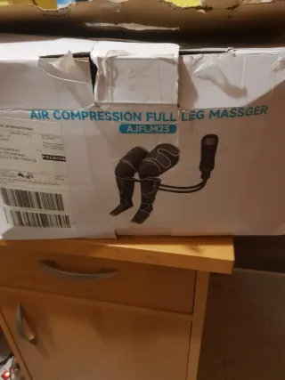 Masajeador de piernas Alljoy negro