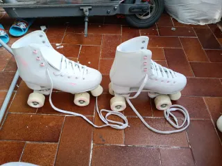 Patines Oxelo 4 Ruedas Blancos