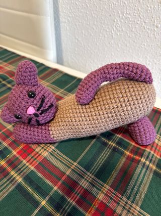 Gatito tejido crochet 22 cm