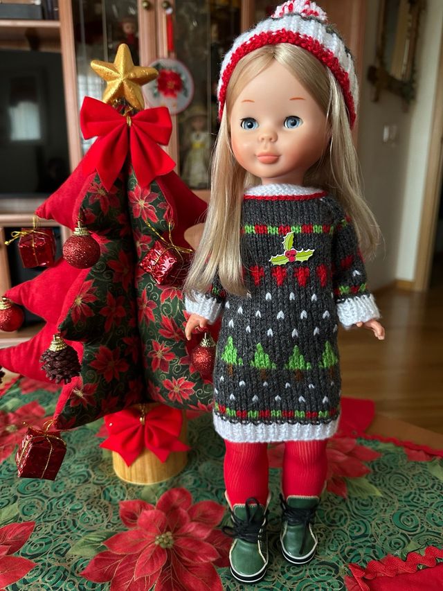Nancy jersey largo + gorro navidad ( DISPONIBLE)