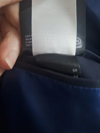 Chaqueta de traje azul marino para hombre