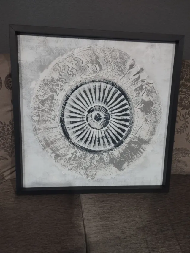 2 Cuadros Abstractos Mandala Madera