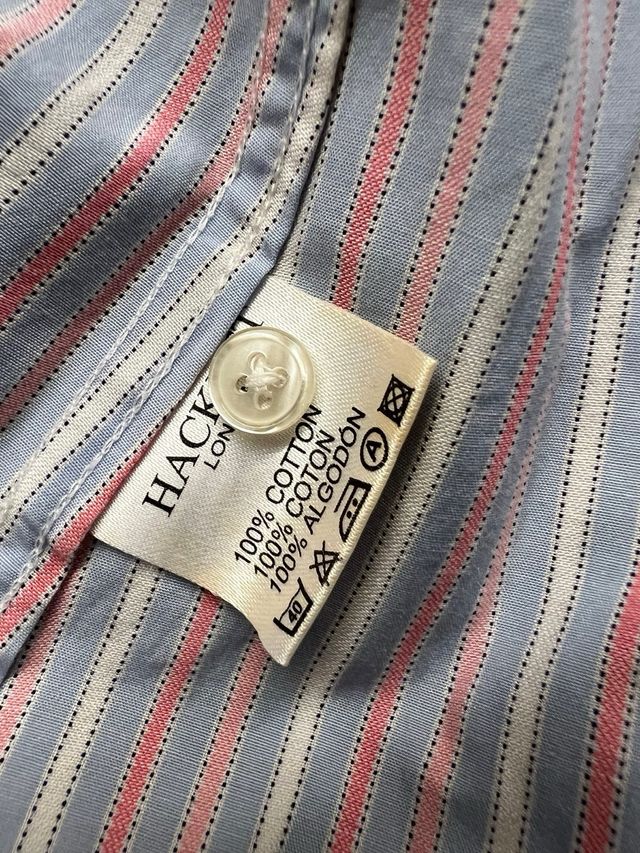 Camisa Hackett London Talla 15/39 Rayas