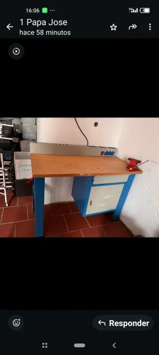 Banco de trabajo para taller