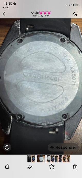 Reloj TAG Heuer Grand Carrera Negro/Azul