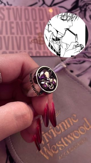 Anillo Shin anime Nana Vivienne Westwood