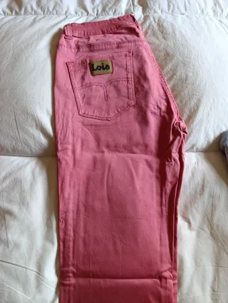 Pantalón Lois Mujer Talla 40 Rosa