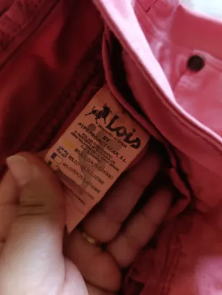 Pantalón Lois Mujer Talla 40 Rosa