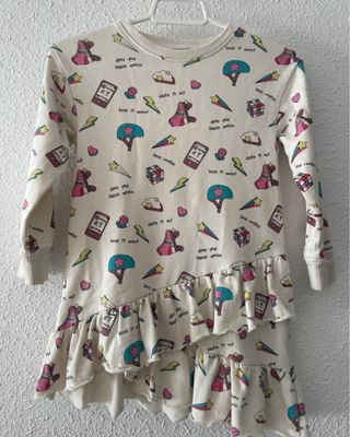 Vestido niña Sfera estampado