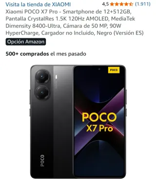 Xiaomi POCO X7 Pro 5G 12+512GB Nero