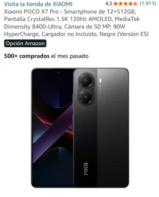 Xiaomi POCO X7 Pro 5G 12+512GB Nero