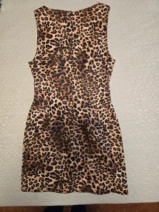 Vestido estampado leopardo