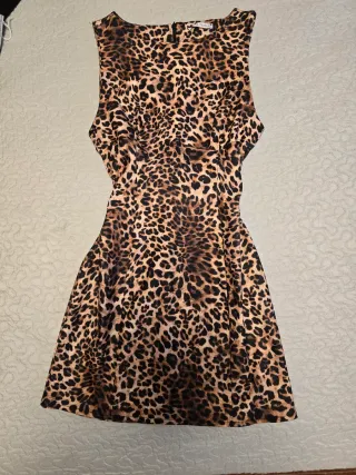 Vestido estampado leopardo