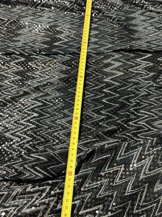 Camisa lentejuelas gris plata L