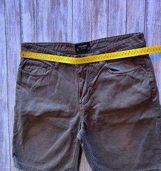 Bermudas Pull&Bear Marrón Talla L