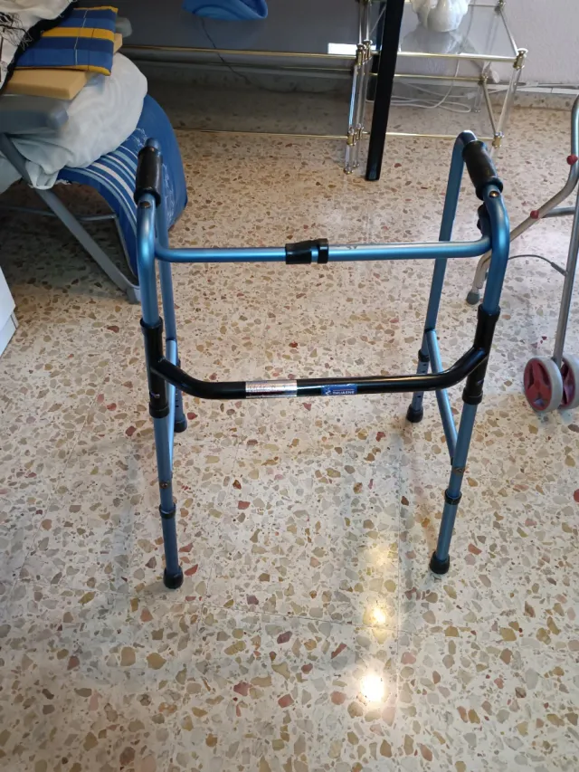 Andador Plegable Azul