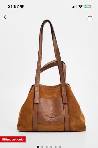 Bolso Maison Héritage Mini Malta Camel