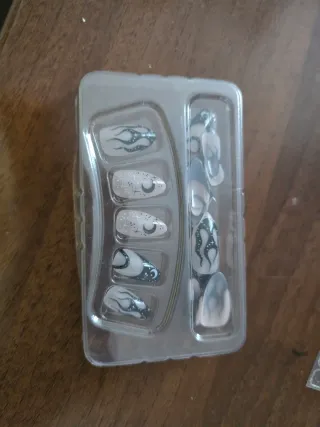 Set Unghie Finte Colorate