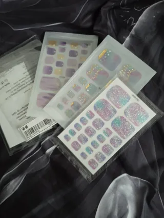 Set Unghie Finte Colorate