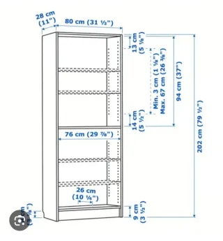 2 Estanterías BILLY Ikea Blancas