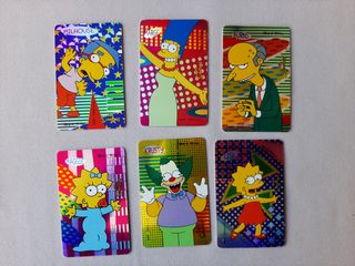 17 Carte Simpson Kinder Ferrero 1999