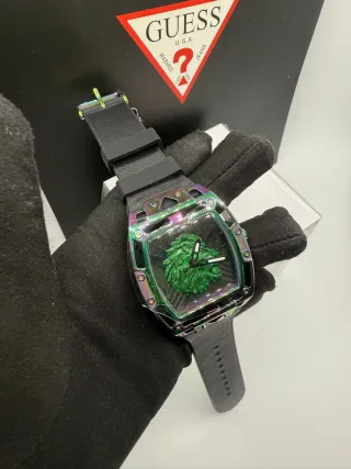 Reloj Guess Esfera Verde y Multicolor