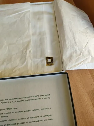 Fazzoletti uomo Perofil bianchi