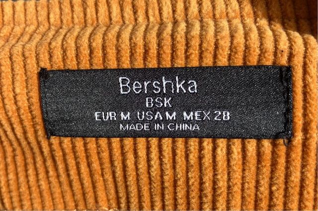 Peto de pana mostaza