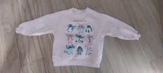Sudadera Zara Lilo & Stitch Niña Rosa