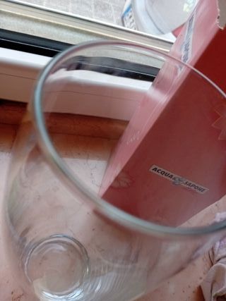 Vaso vetro h 27 Acqua e Sapone