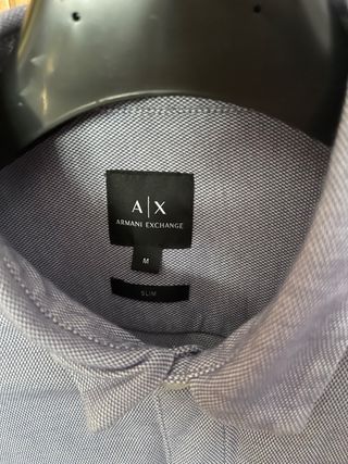 Camisa Armani Exchange Azul