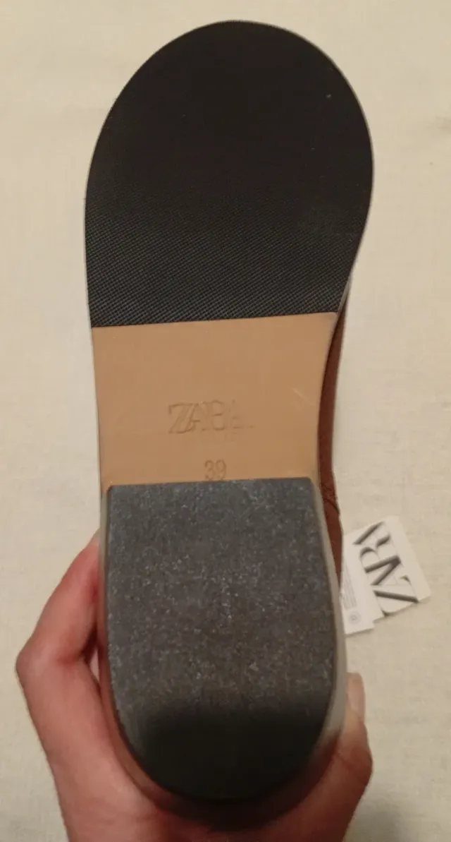 Botines piel Zara talla 39