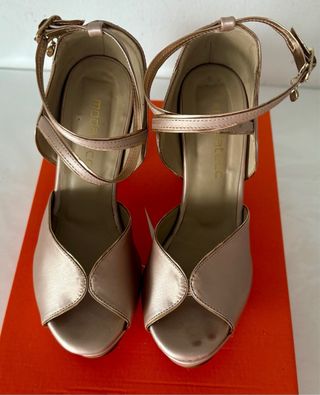 Zapatos de tacón Modatecc rosa palo