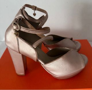 Zapatos de tacón Modatecc rosa palo