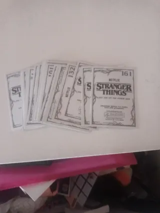 Cromos Stranger Things Netflix