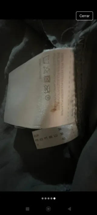 Blusa gris sin mangas