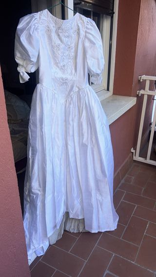Vestido de Novia Talla 38/40 con Cancán