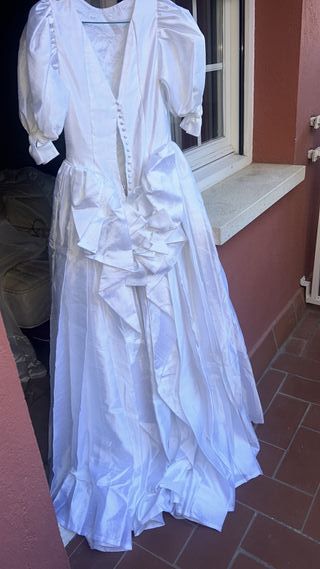 Vestido de Novia Talla 38/40 con Cancán