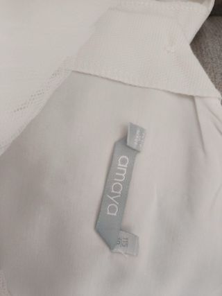 Vestido de comunión blanco y azul talla 115/10