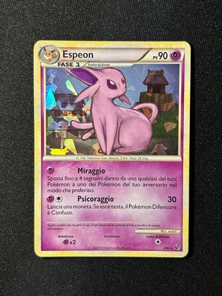 Carta Pokémon Espeon holo
