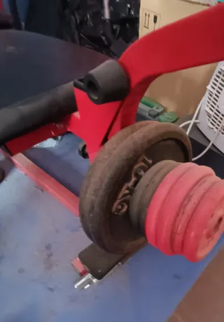 Press de banca Salter con discos