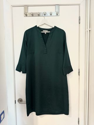 Vestido H&M verde botella