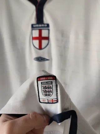 Camiseta Inglaterra Umbro retro 2003 2005