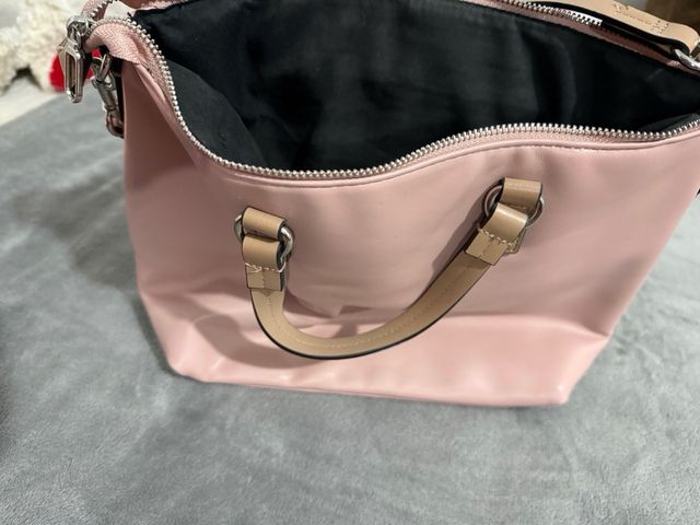 Bolso Parfois rosa y beige