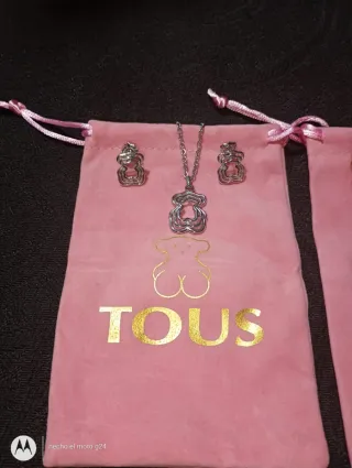 Conjunto Tous Oso Acero Inoxidable