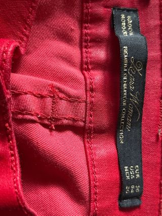 Pantalones Zara efecto piel acolchados