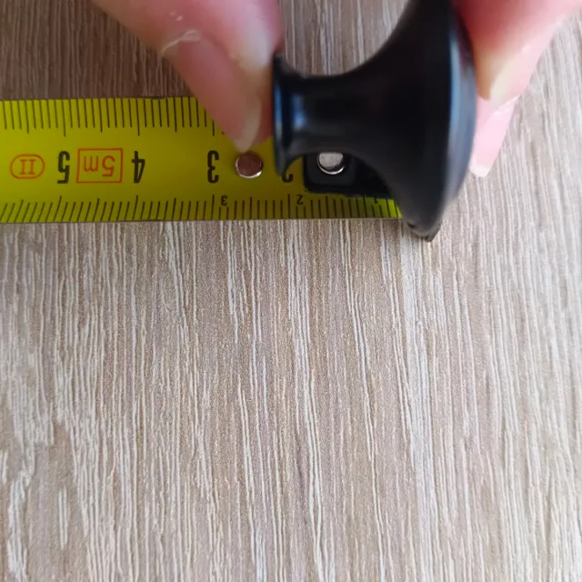 Lote 8 tiradores muebles negros