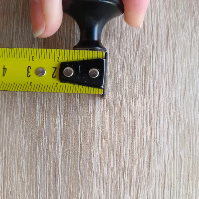 Lote 8 tiradores muebles negros